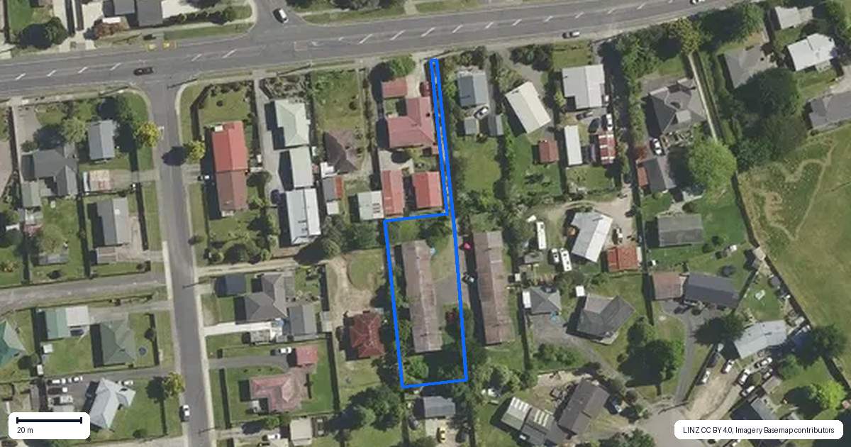 Property context map for 186B Clayton Road, Mangakakahi, Rotorua