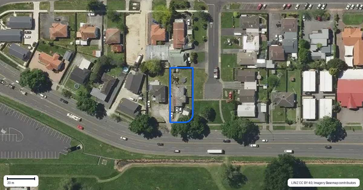 Property context map for 1409 Amohau Street, Rotorua
