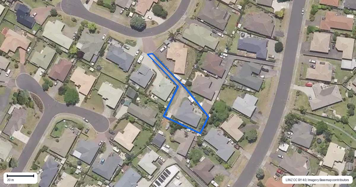Property context map for 19 Lantana Place, Mount Maunganui