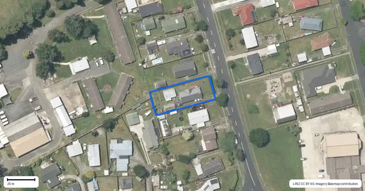 Property context map for 22 Thompson Street, Tokoroa