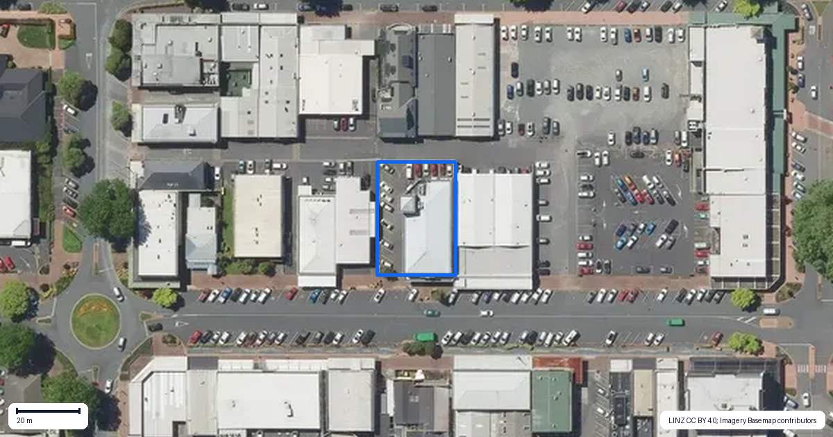 Property context map for 1213 Haupapa Street, Rotorua