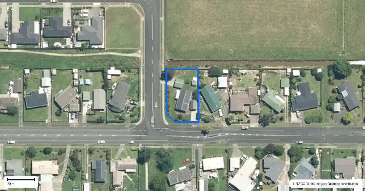 Property context map for 26 Mahana Road, Ngatea