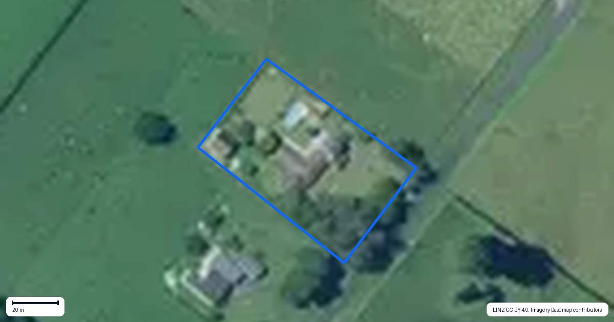 Property context map for 453 Taihoa South Road, Matamata