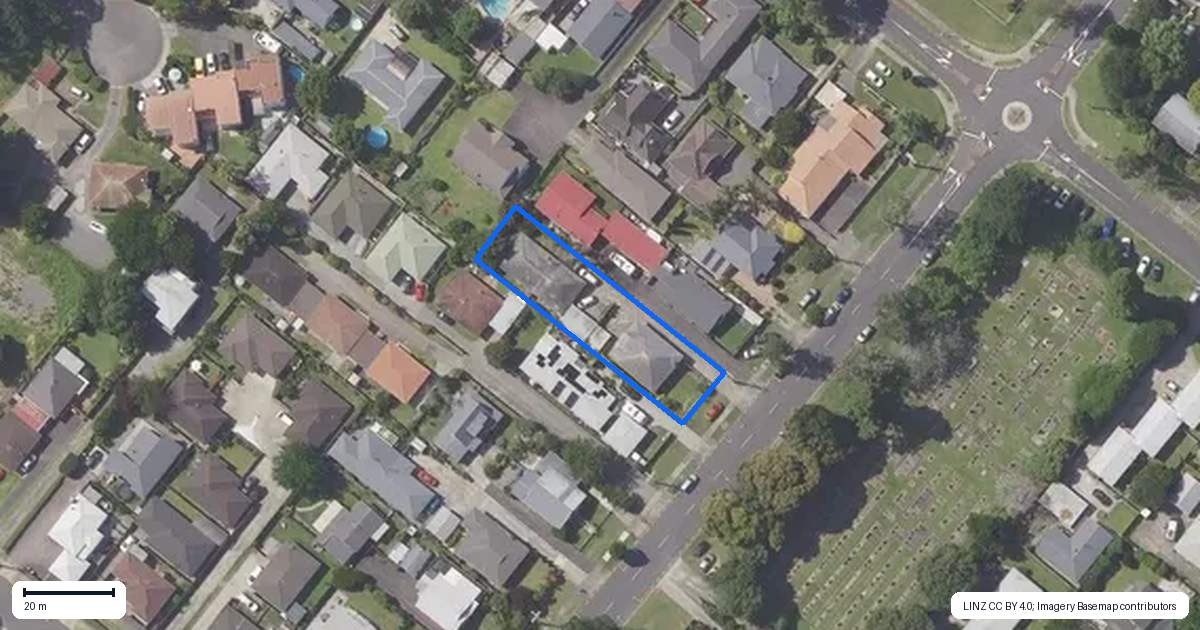 Property context map for 523A Devonport Road, Tauranga South, Tauranga