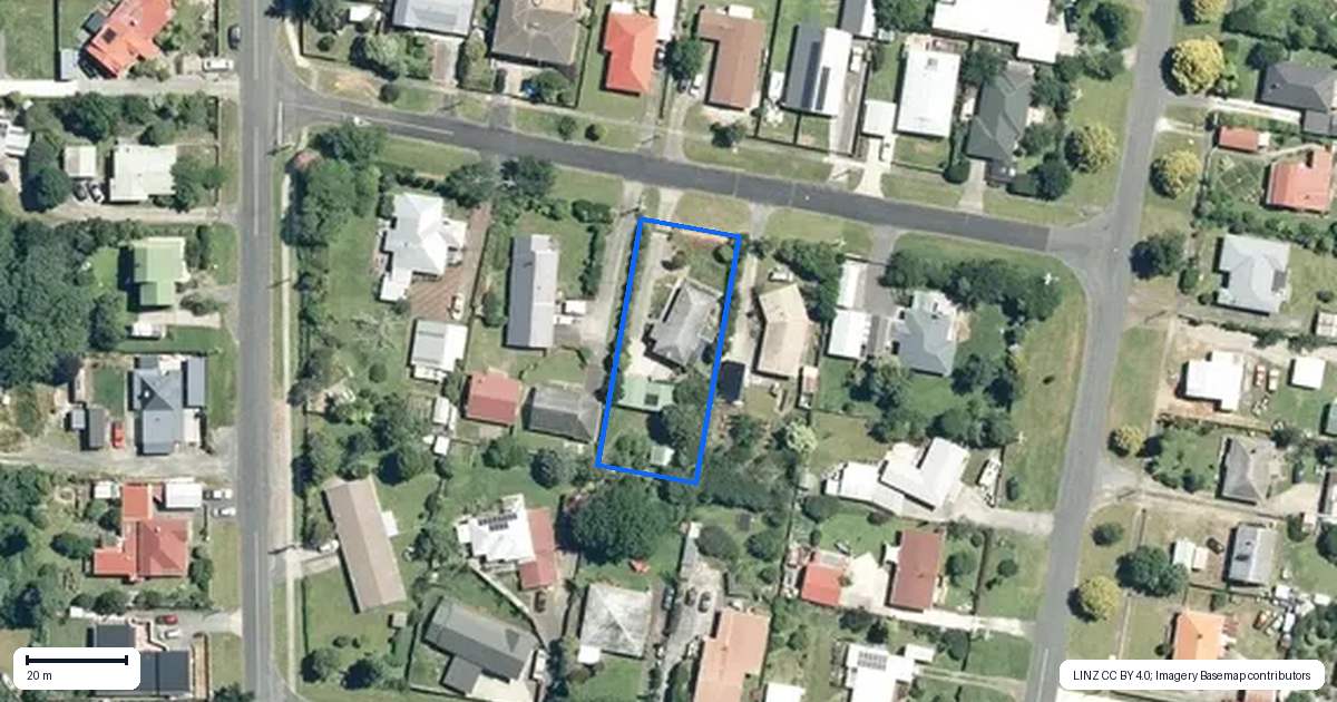 Property context map for 6 Kimberley Road, Waihi