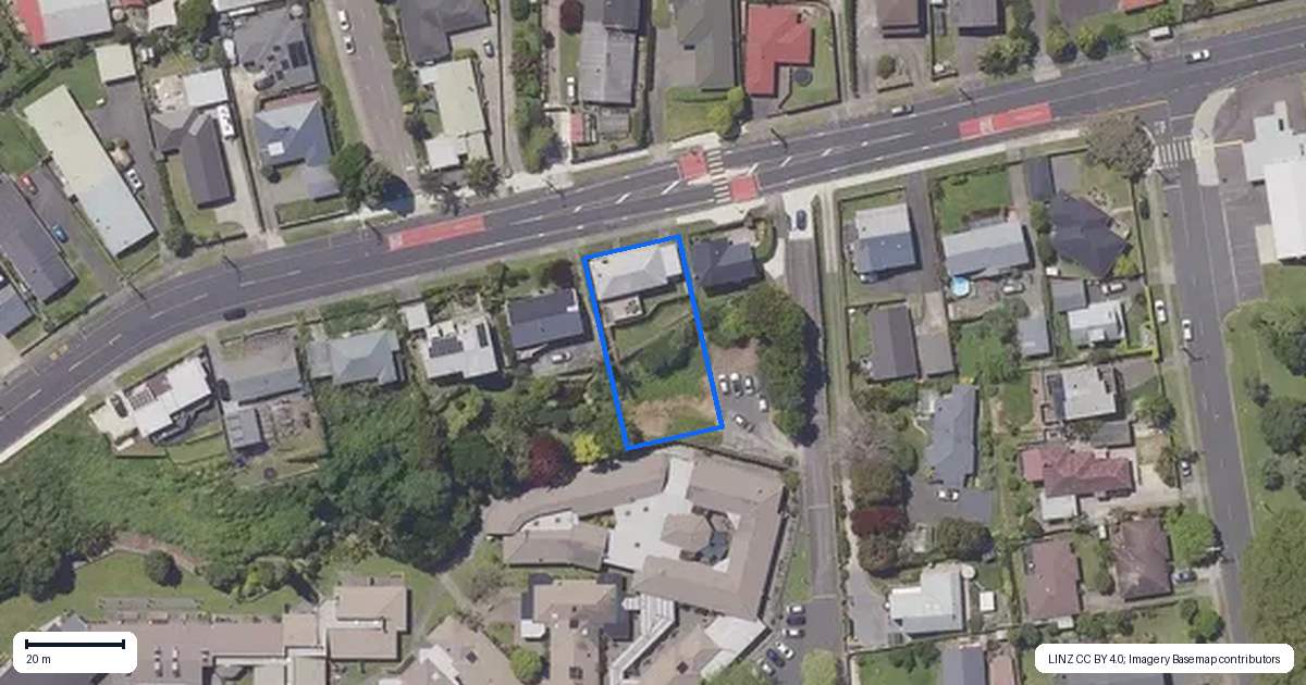 Property context map for 128 Levers Road, Matua, Tauranga