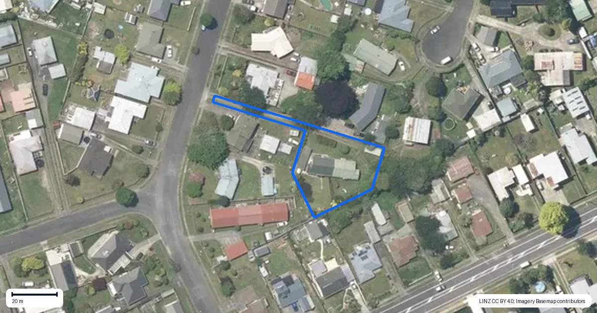 Property context map for 9B Kowhai Place, Tokoroa