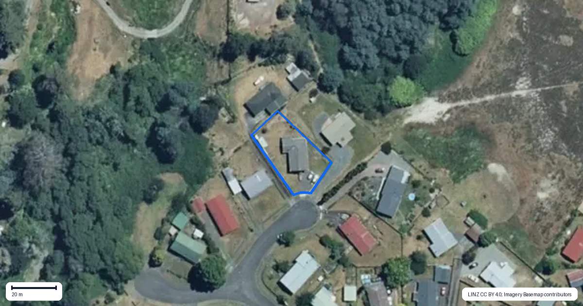 Property context map for 27 Falkner Park, Taumarunui