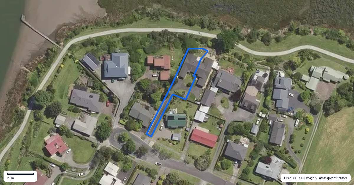 Property context map for 62A Levley Lane, Katikati
