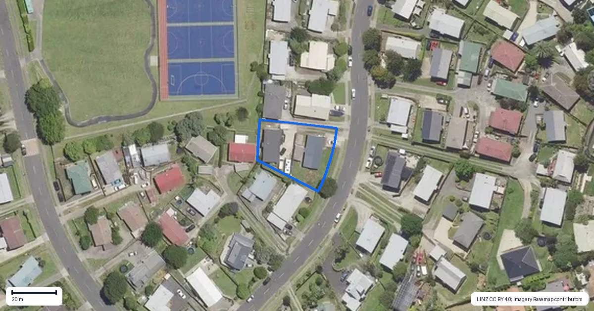 Property context map for 66A Meander Drive, Welcome Bay, Tauranga