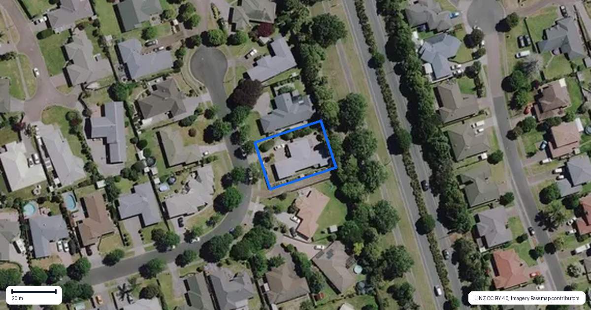 Property context map for 22 Bouverie Crescent, Flagstaff, Hamilton