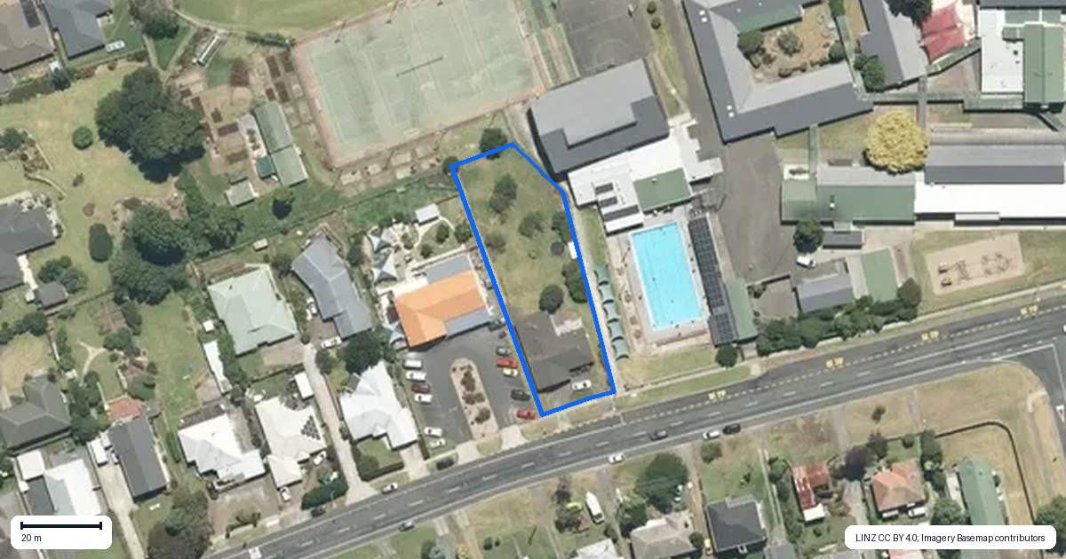 Property context map for 48 Waerenga Road, Te Kauwhata