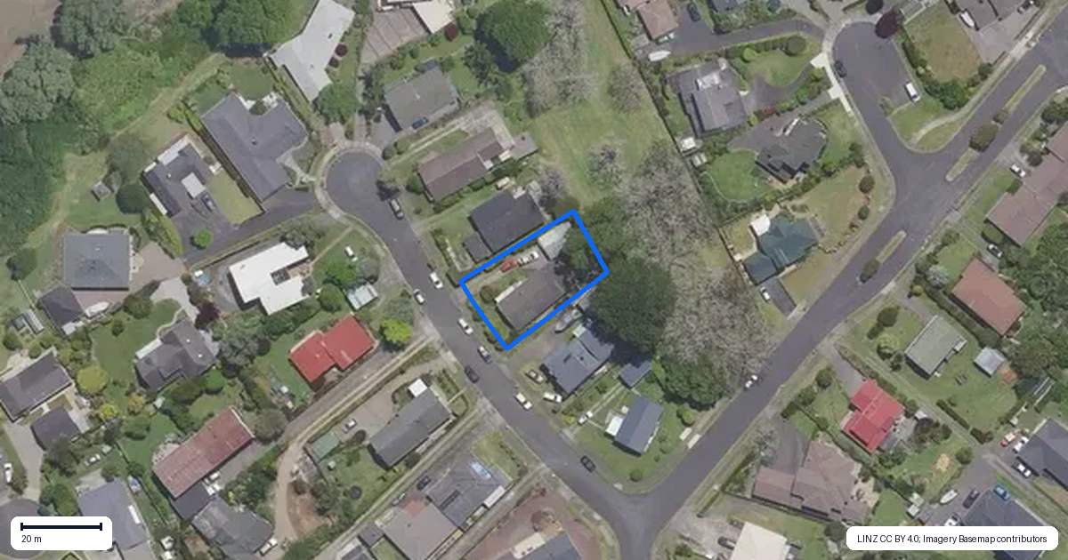 Property context map for 6 Walnut Grove, Omokoroa
