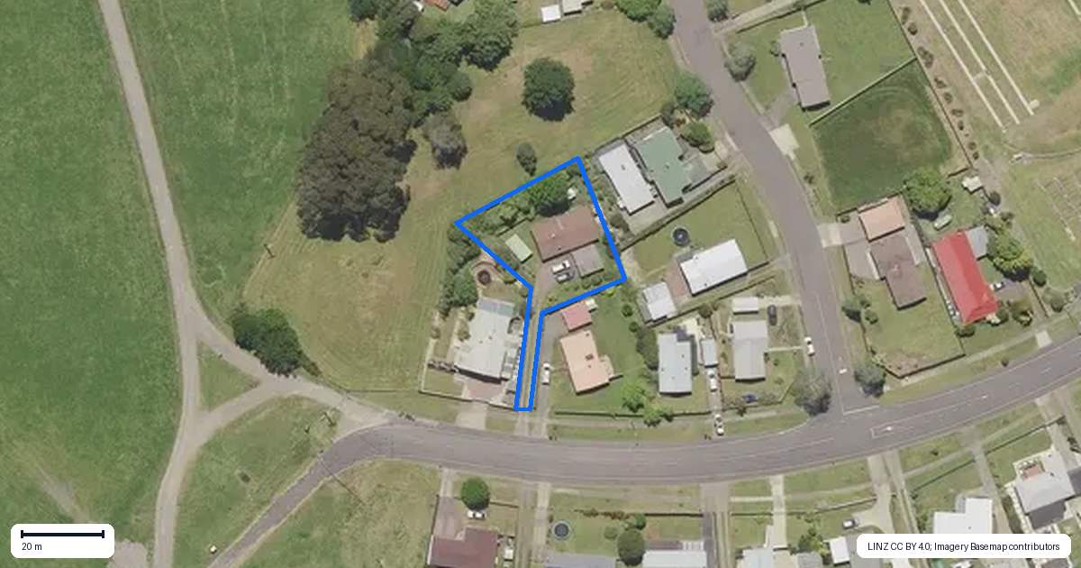 Property context map for 231 Valley Road, Kawerau