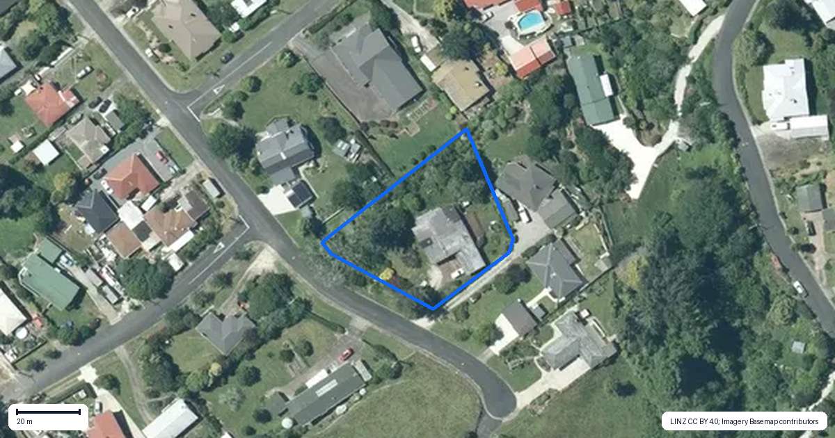 Property context map for 71 Queen Street, Te Kuiti