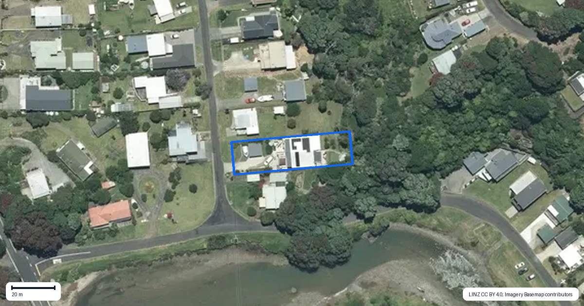 Property context map for 4 Hazlett Road, Te Mata, Thames