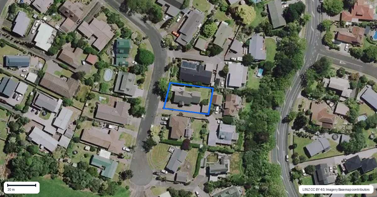 Property context map for 19 Ngaio Place, Pukete, Hamilton