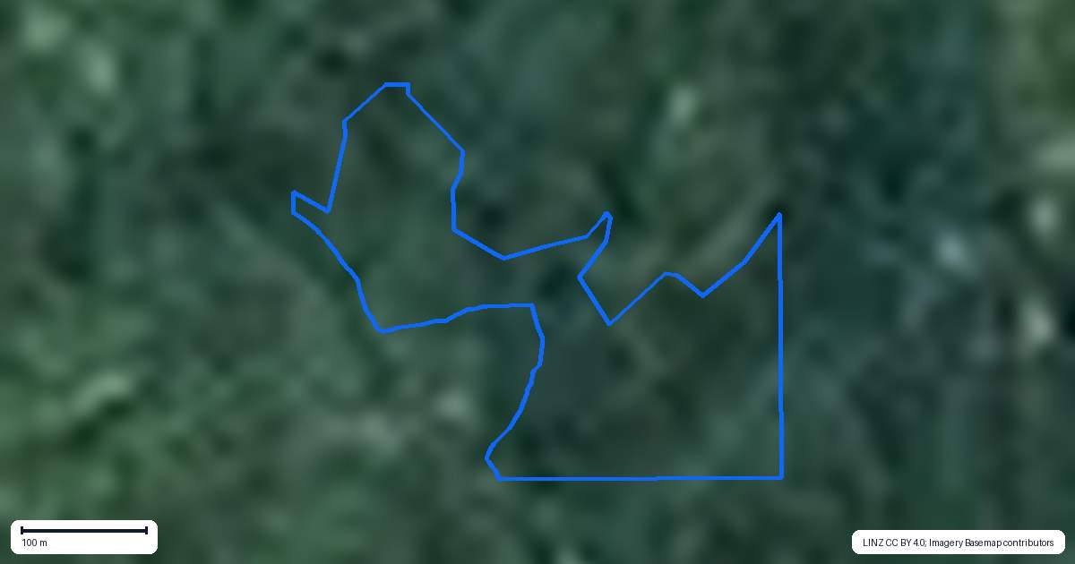 Property context map for 251 Old Coach Road, Kaimarama, Whitianga