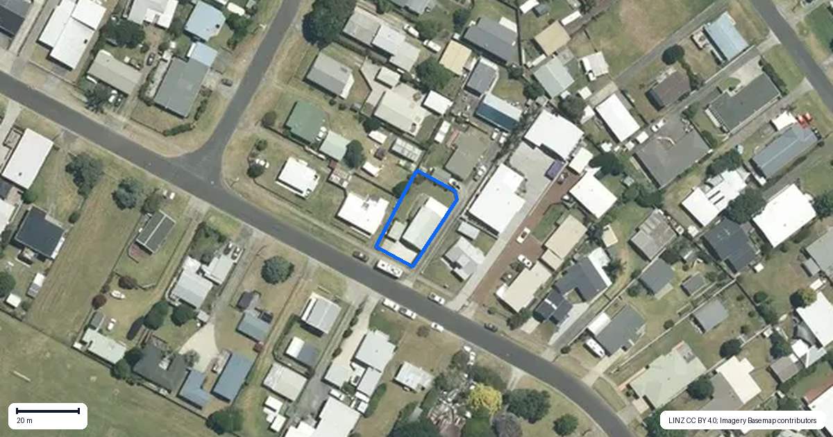Property context map for 200A Ajax Road, Whangamata