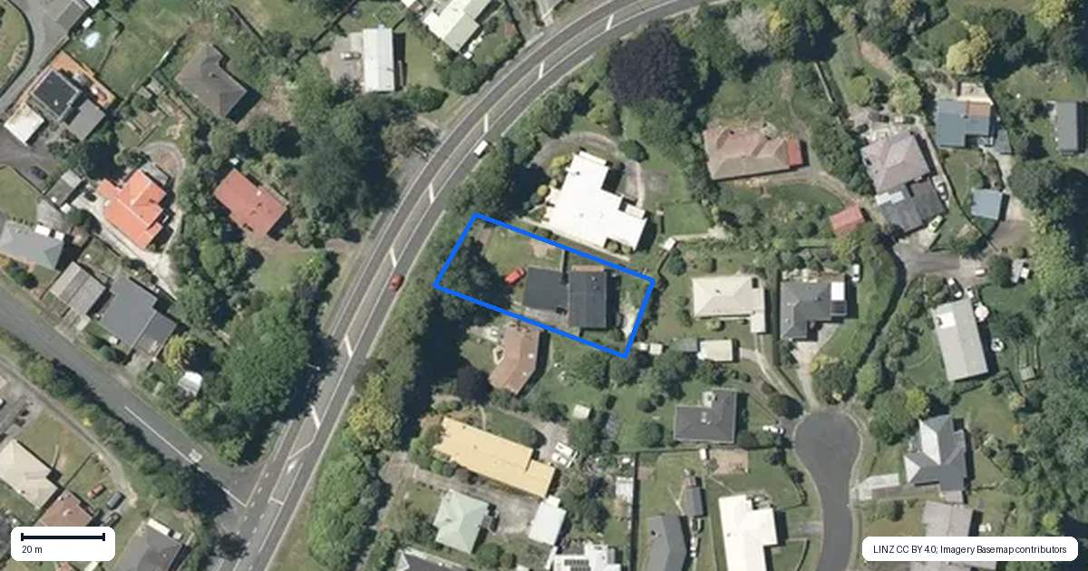 Property context map for 147 Tirau Street, Putaruru