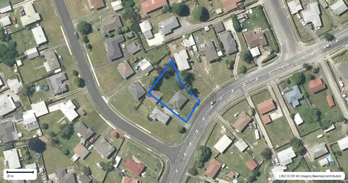 Property context map for 102 Kelso Street, Tokoroa