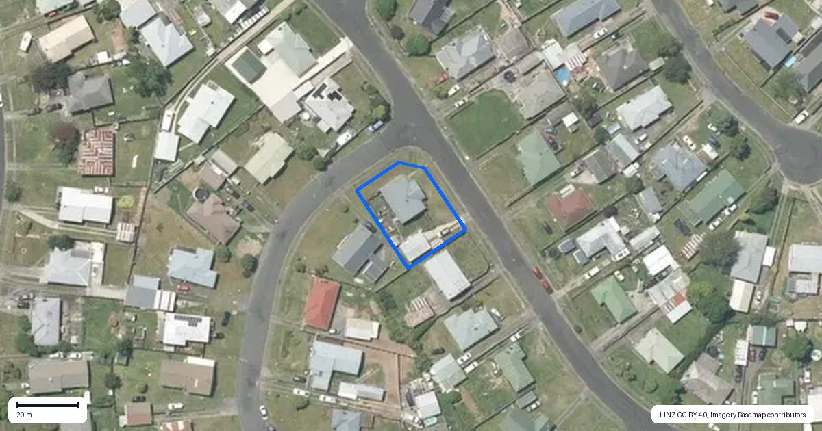 Property context map for 29 Kaka Crescent, Tokoroa