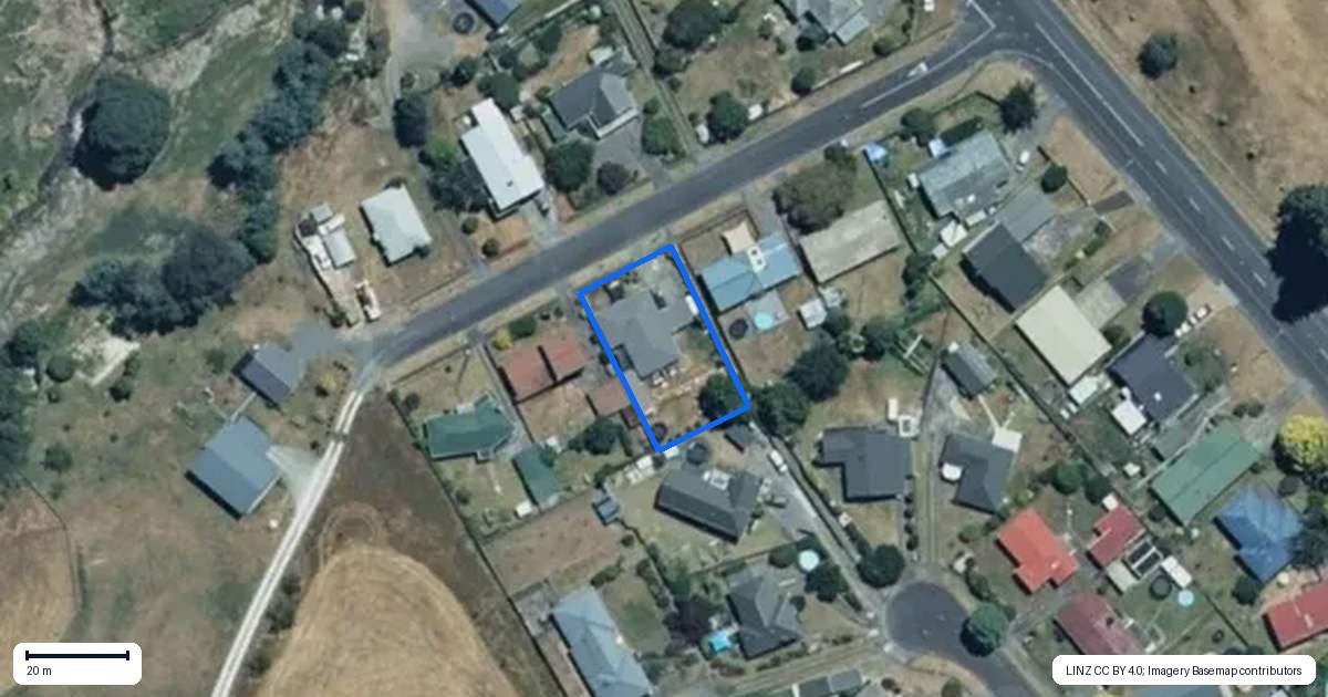 Property context map for 8 Corlett Street, Taumarunui