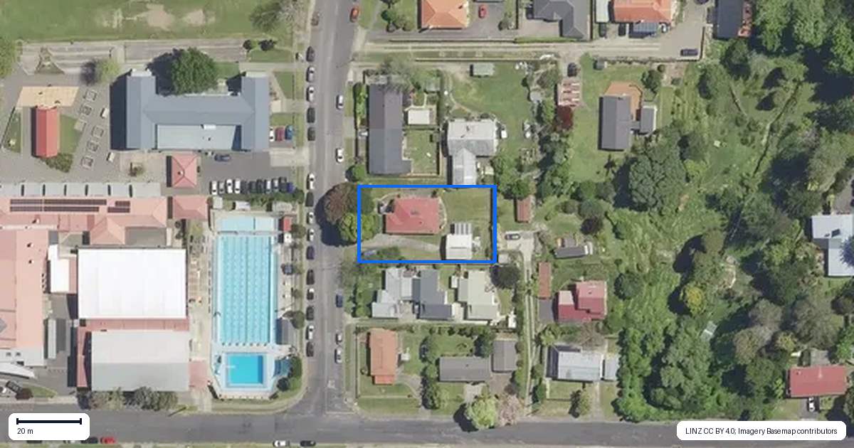 Property context map for 56 Beatty Avenue, Te Puke