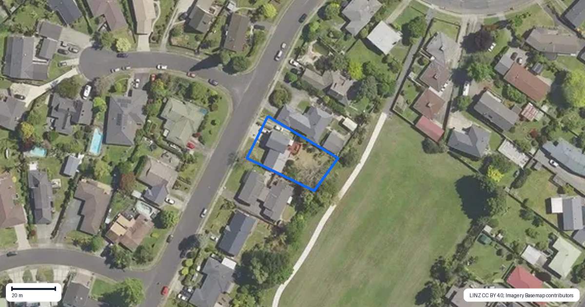 Property context map for 8 Tynan Street, Te Puke