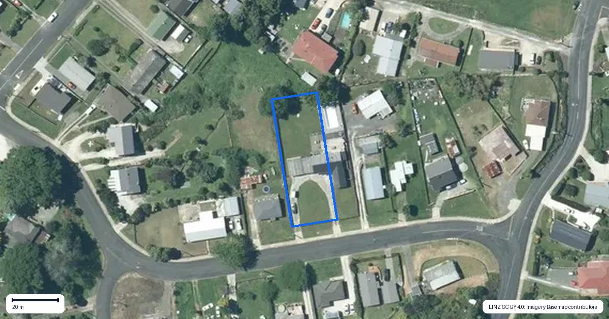 Property context map for 27 Hill Street, Te Kuiti