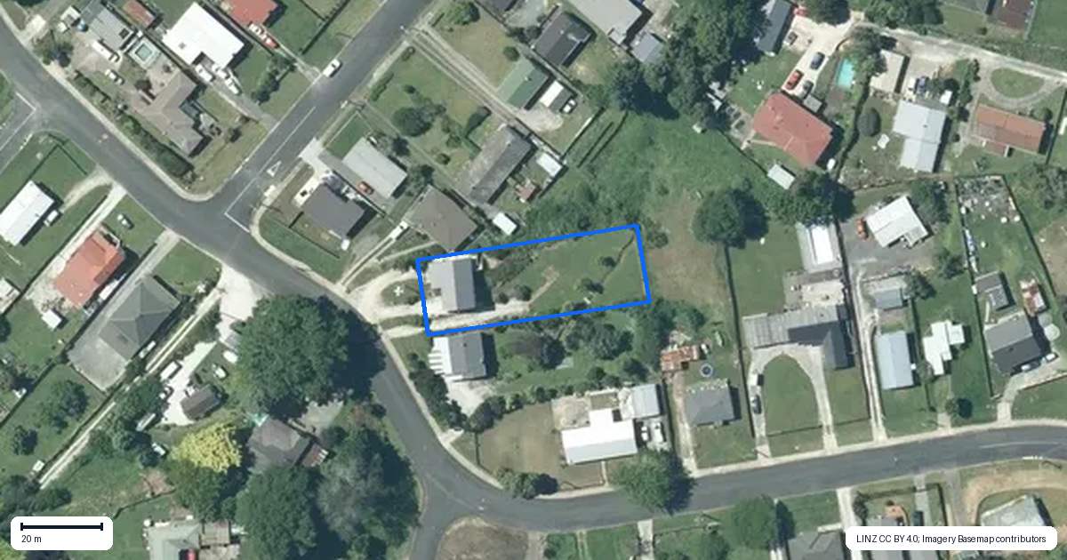 Property context map for 19 Hill Street, Te Kuiti