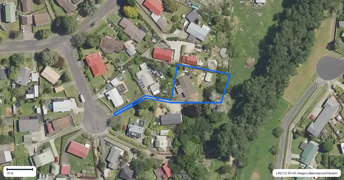 Property context map for 8 Nettlingham Place, Te Puke