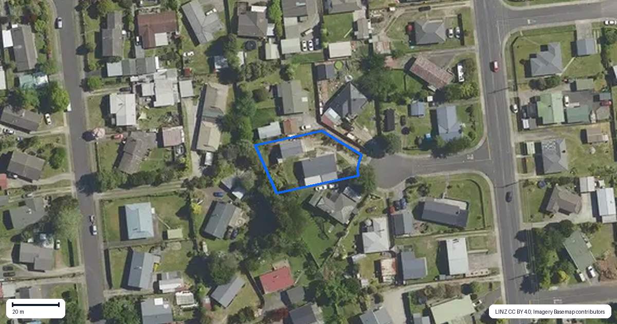 Property context map for 7 Liane Place, Mangakakahi, Rotorua