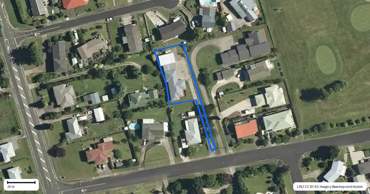 Property context map for 4A Tui Road, Te Aroha