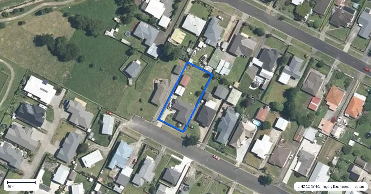 Property context map for 15 Vincent Street, Matamata