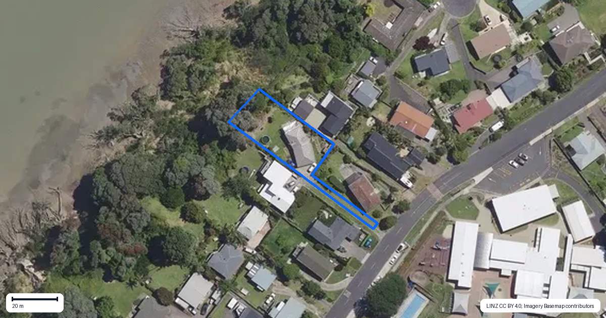 Property context map for 50 Hamurana Road, Omokoroa