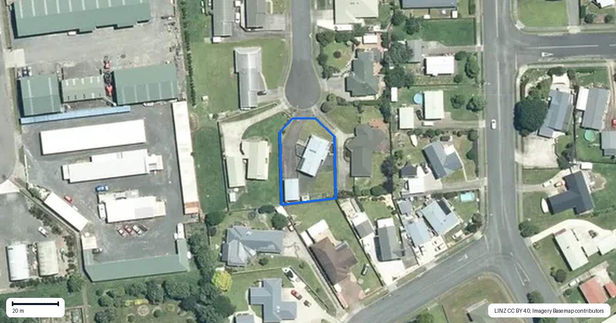 Property context map for 12 Walton Place, Ngatea