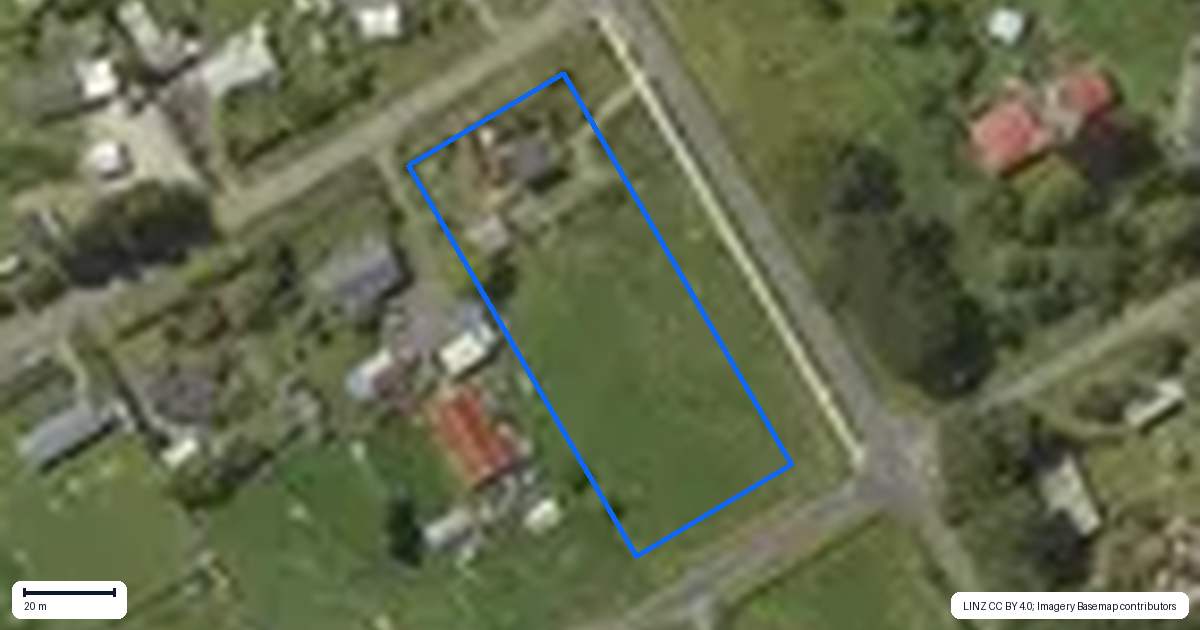 Property context map for 33 South Road, Mamaku