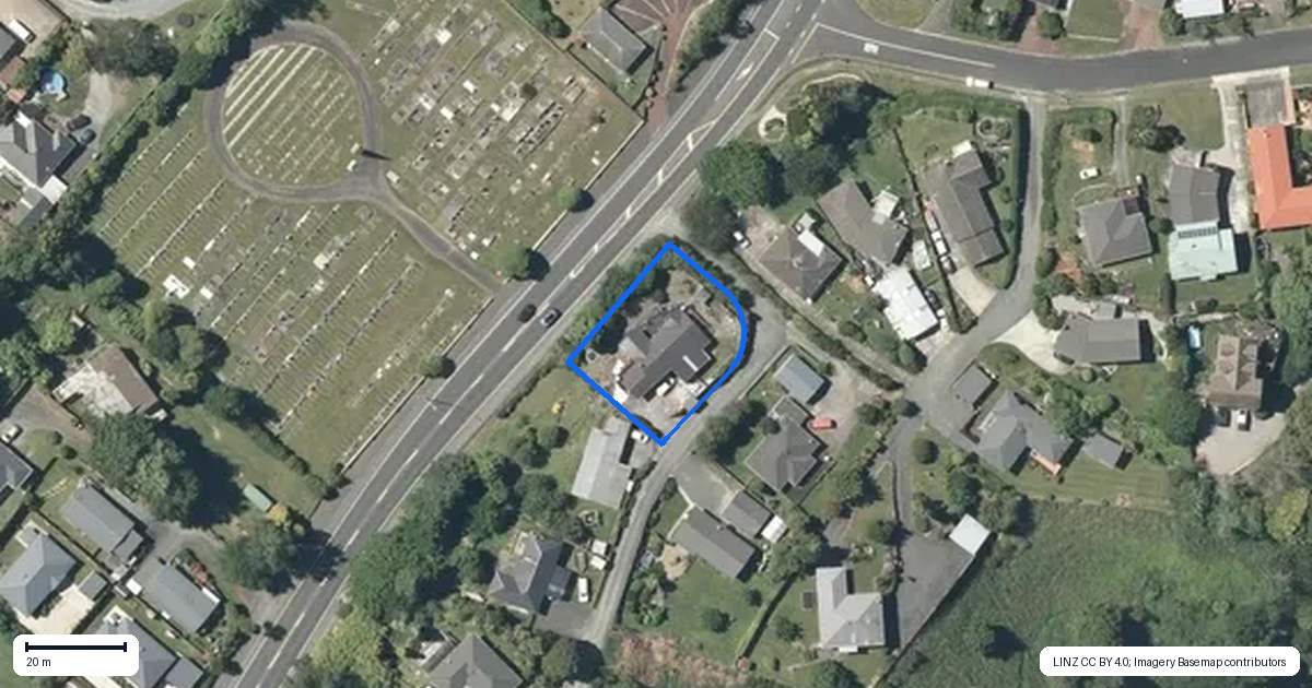 Property context map for 131 Tirau Street, Putaruru