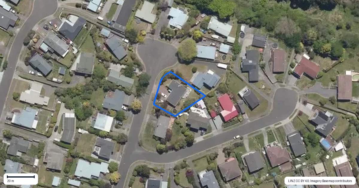 Property context map for 4 Kensington Place, Richmond Heights, Taupo