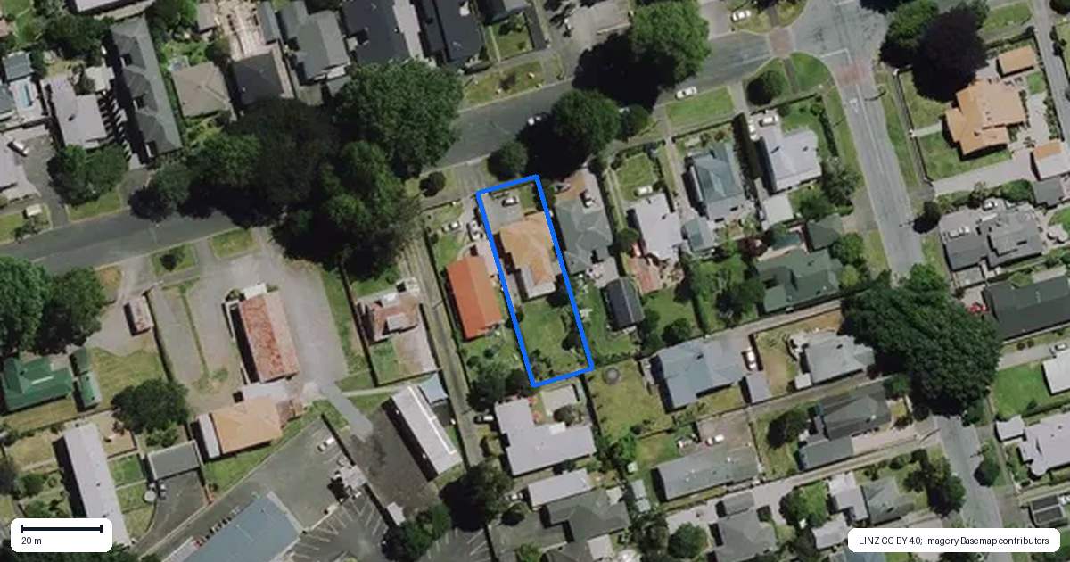 Property context map for 58 Albert Street, Hamilton East, Hamilton