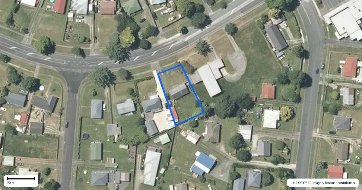 Property context map for 157 Balmoral Drive, Tokoroa