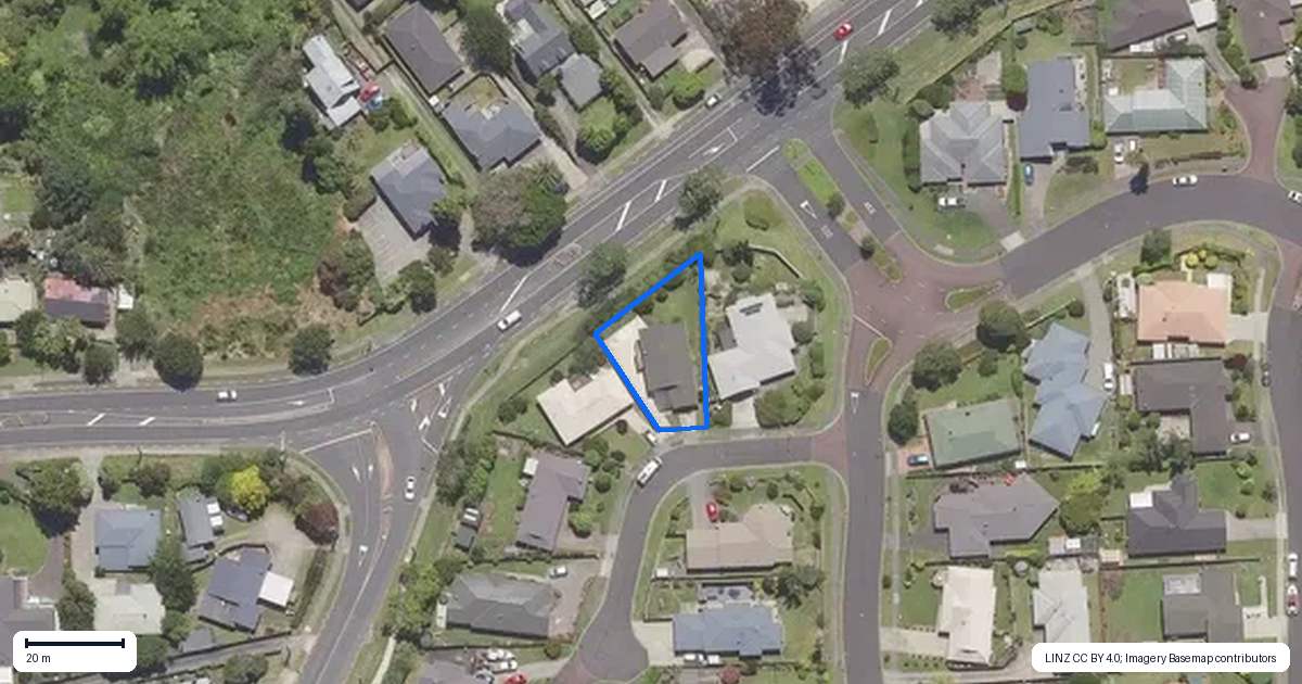 Property context map for 4 Ryegrass Dell, Welcome Bay, Tauranga