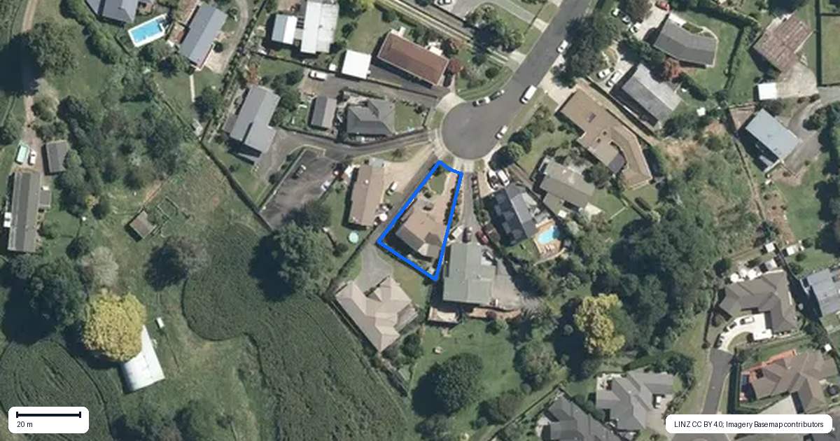 Property context map for 325 Tui Crescent, Te Awamutu
