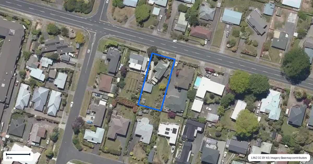 Property context map for 149 Tamamutu Street, Taupo