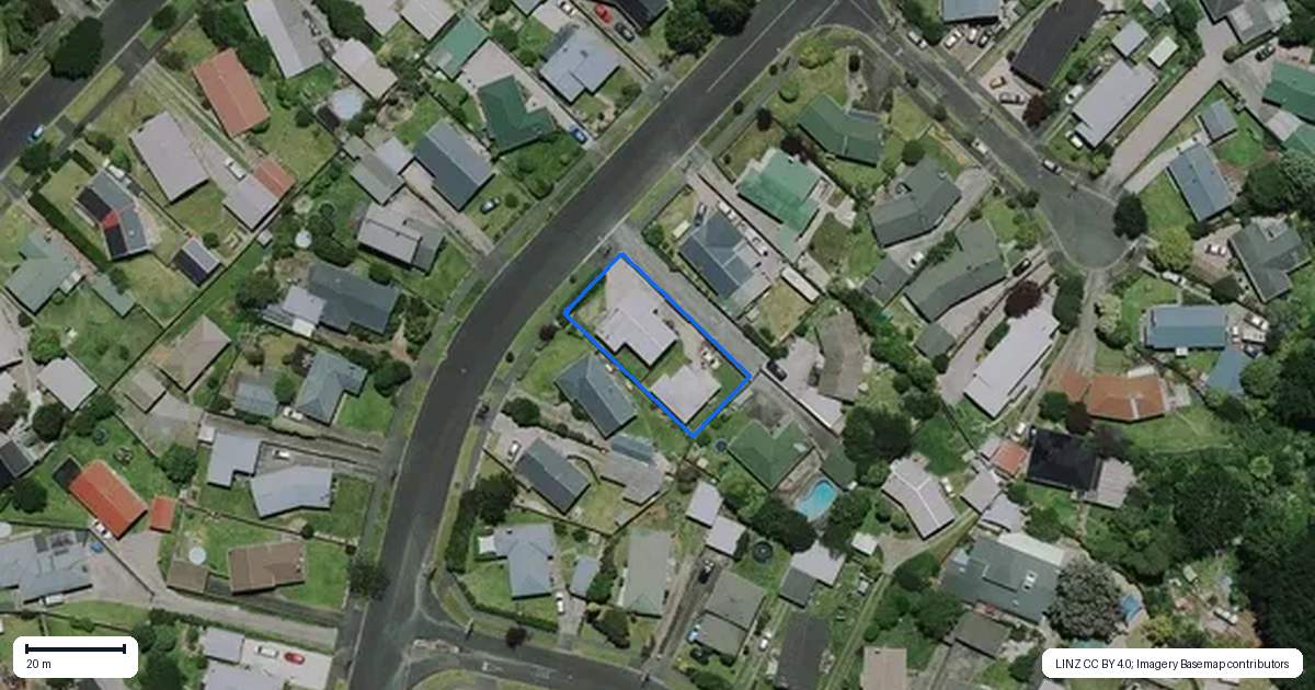 Property context map for 40 Garden Heights Avenue, Glenview, Hamilton