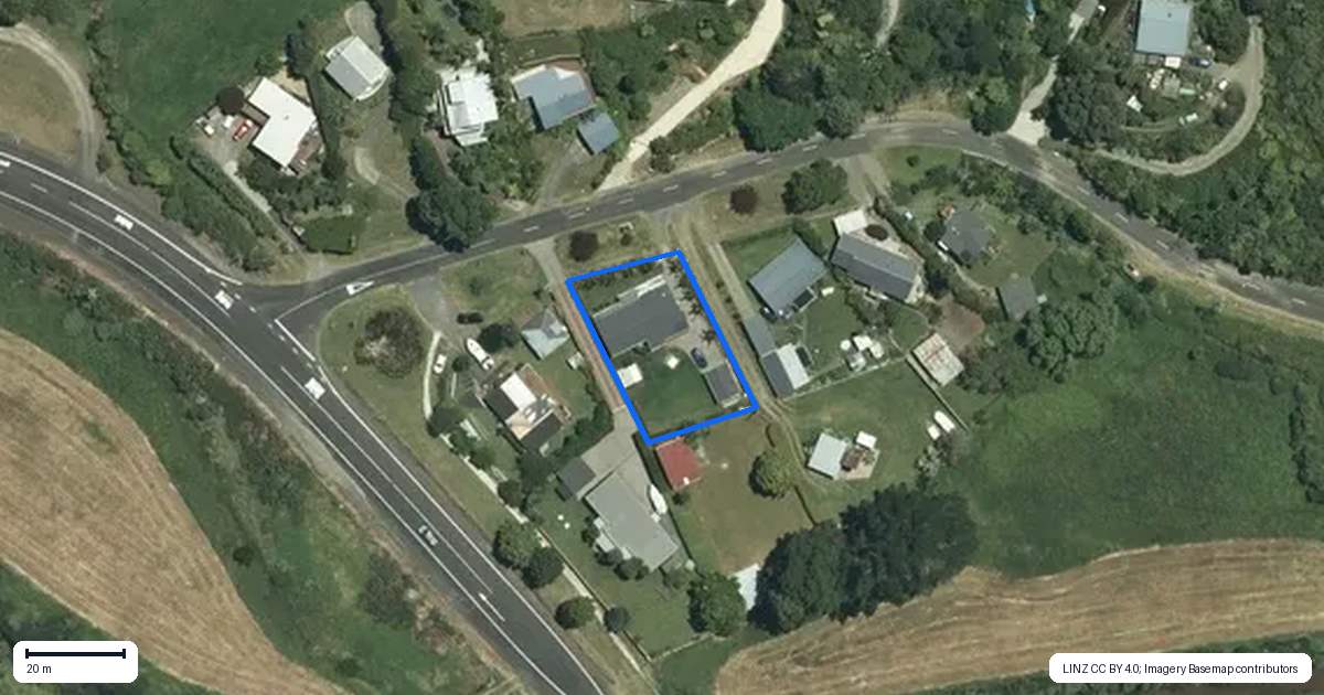 Property context map for 3 Ocean Beach Road, Tairua