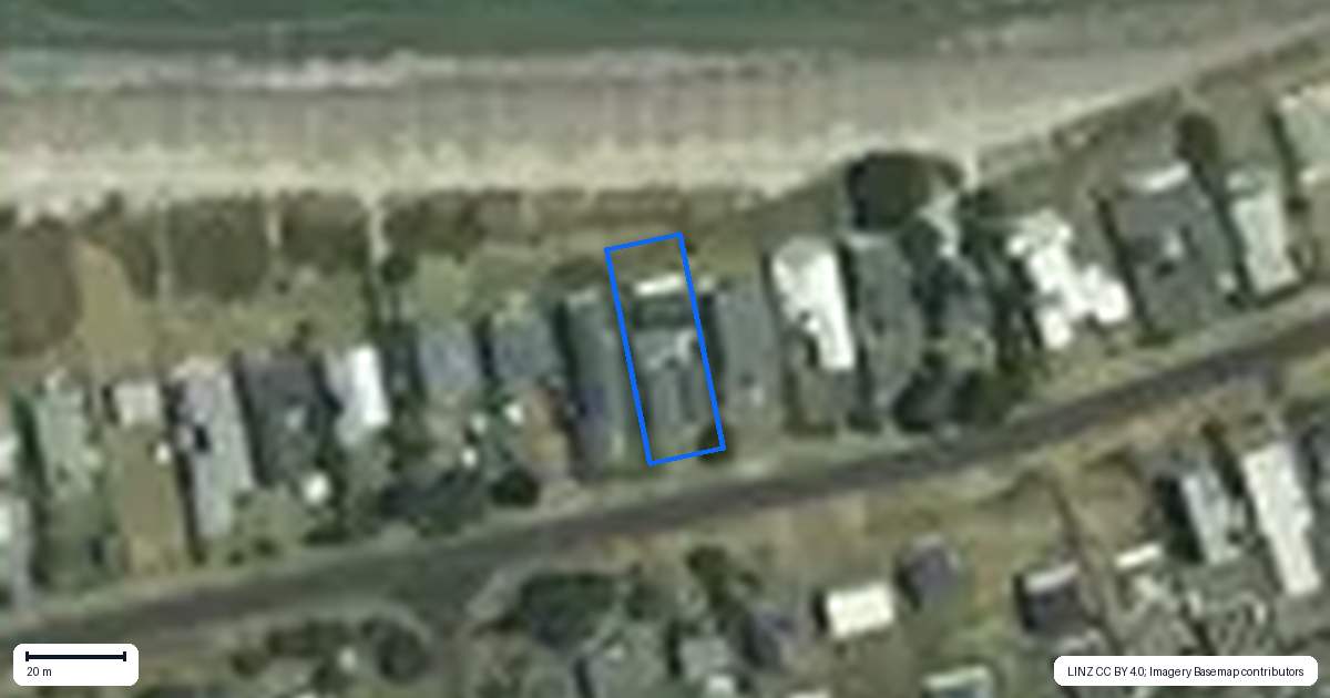 Property context map for 105 Captain Cook Road, Cooks Beach, Whitianga