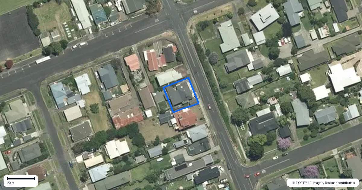 Property context map for 613 Rolleston Street, Thames