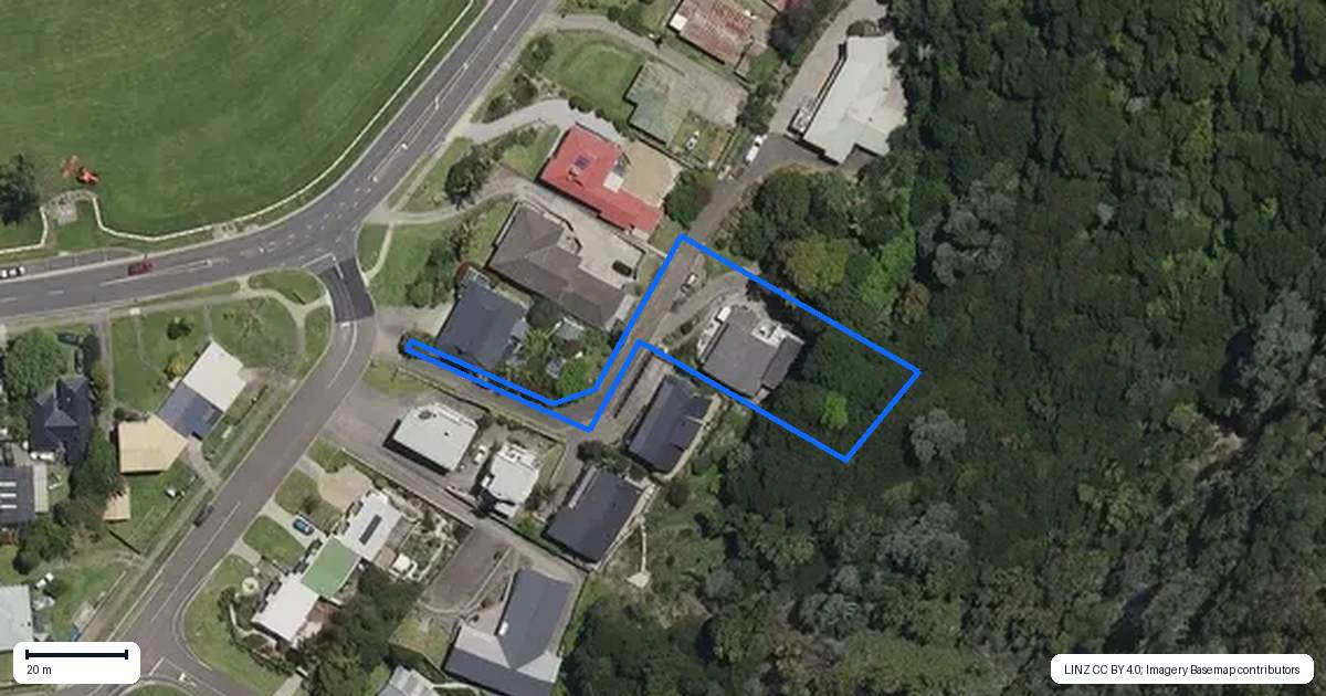 Property context map for 3 Muriwai Terrace, Whakatane